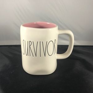 Rae Dunn Survivor Breast Cancer Coffee Tea Mug 🆕